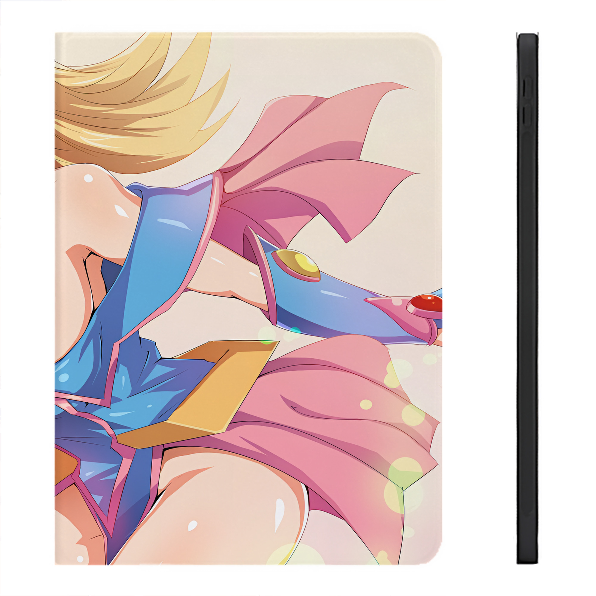 （画像用） 遊☆戯☆王 Yu-Gi-Oh! IPadケース ペンホルダー付き ブックスタイルデザイン